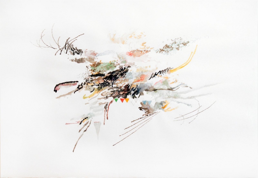 Artists Paintings And Works On Paper Julie Mehretu Exhibitions Berggruen Gallery