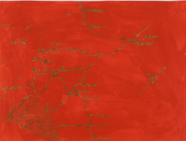 Karen Kilimnik, Mongolian Siberia, 1997