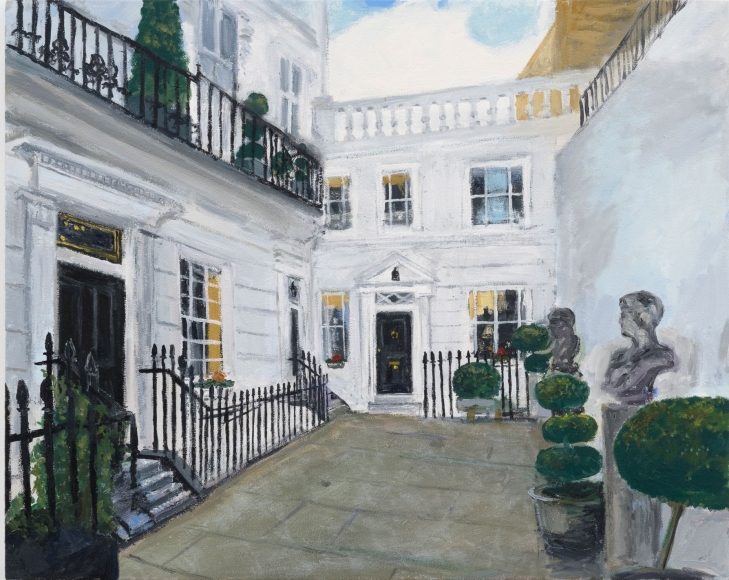 Karen Kilimnik, my secret agent Mews house, London, Mayfair, 2016