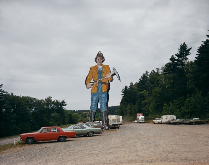 Stephen Shore, Norway, Michigan, "Big John", Iron Mountain Iron Mine, July 9, 1973