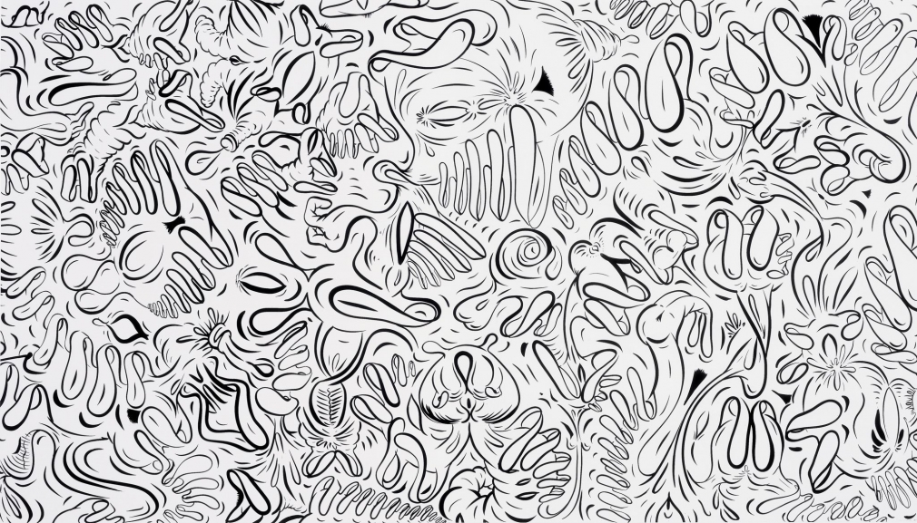 Sue Williams, Digit Frenzy, 2003