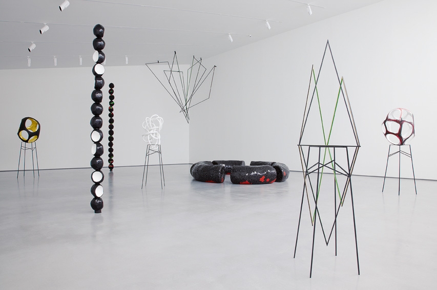 Eva Rothschild, Installation view: Hot Touch, The Hepworth Wakefield, 2011