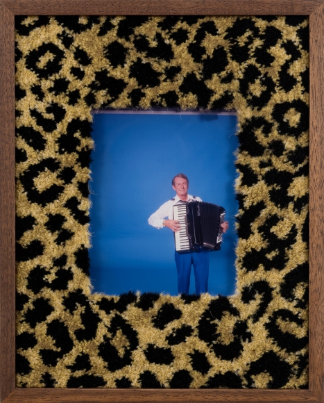 Elad Lassry, Untitled (man, accordion), 2017