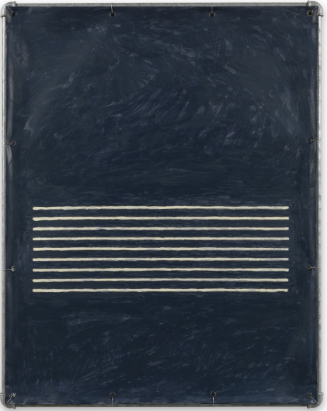 Valentin Carron, Lamento in blue bianco, 2014