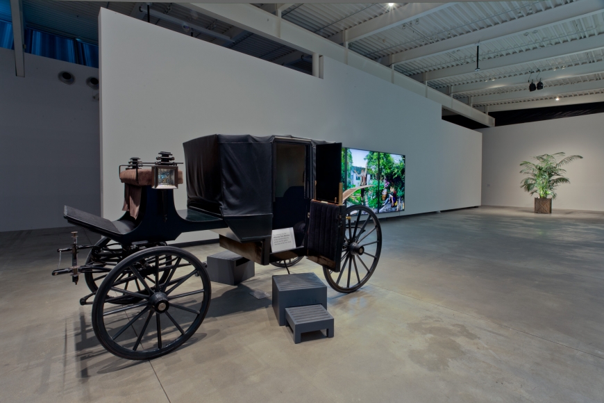 Rodney Graham, Installation view: Torqued Chandelier Release and Other Works, Morris and Helen Belkin Art Gallery, Vancouver, 2014