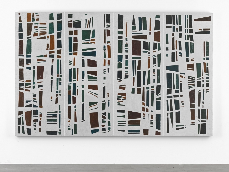 Valentin Carron, Ein Auto, ein Schiff, übelriechender Schmerz weiss und gedämpft, 2013