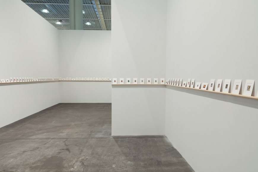 Hans-Peter Feldmann, Stamps with paintings, Art Basel | Art Unlimited 2011
