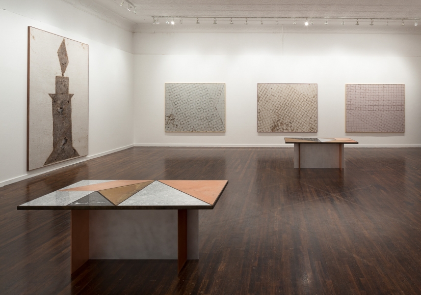 Sam Falls, Installation view: Ballroom Marfa, Texas, March 13 – August 16, 2015
