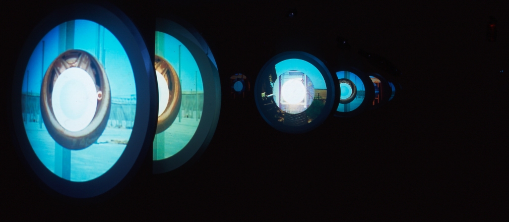 Doug Aitken, on, 2002, Installation view: 303 Gallery, 2002