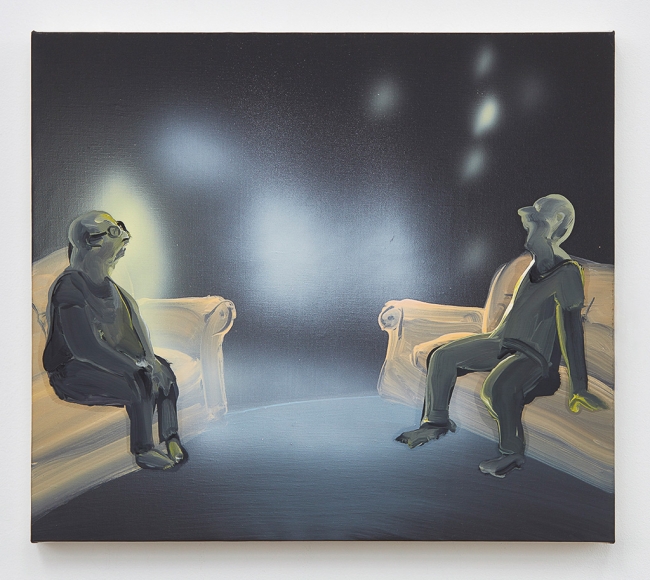 Tala Madani, Lights in the livingroom, 2017