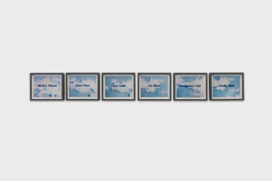 Larry Johnson, Untitled (Movie Stars on Clouds), 1983
