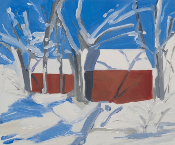 Maureen Gallace, Ice Storm, Easton (with Robert), 2015