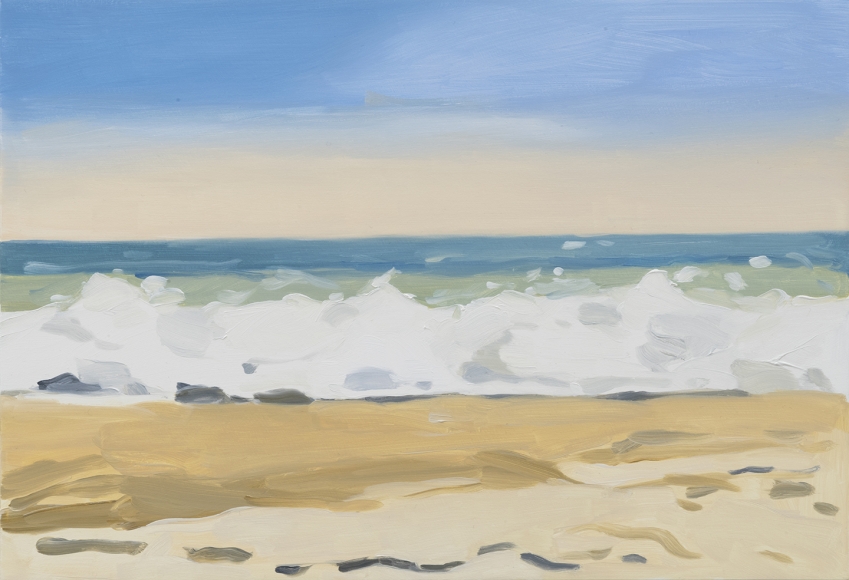 Maureen Gallace, Beach/wave/late day, 2017