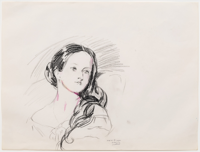 Karen Kilimnik, Victoria after Winterhalter, 1989