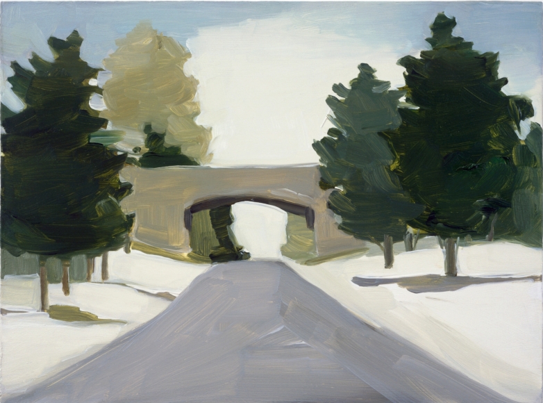 Maureen Gallace, Merritt Parkway, Winter, 2002