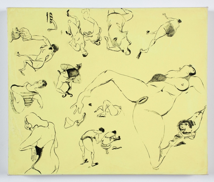 Sue Williams, Foot Friend, 1996