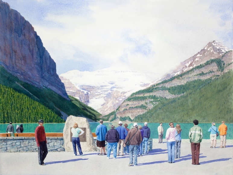 Tim Gardner, Tourists at Lake Louise, 2009