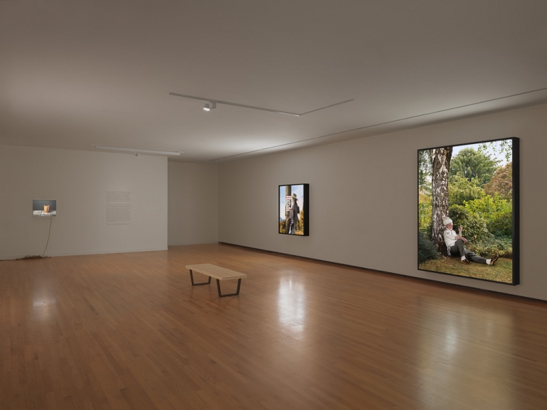 Installation view, Rodney Graham