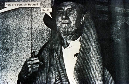 Lutz Bacher, Ezra Pound, 1987