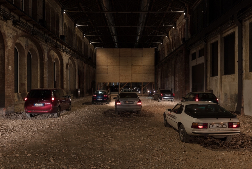 Mike Nelson, Installation view: L'Atteso, OGR - Officine Grandi Riparazioni, Turino, 2018