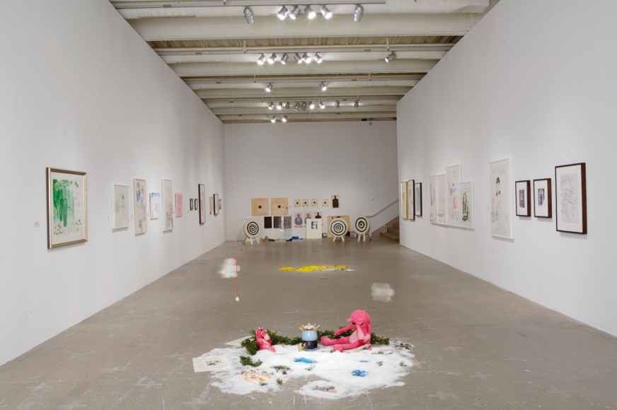 Karen Kilimnik, Installation view: ICA, Philadelphia, 2007