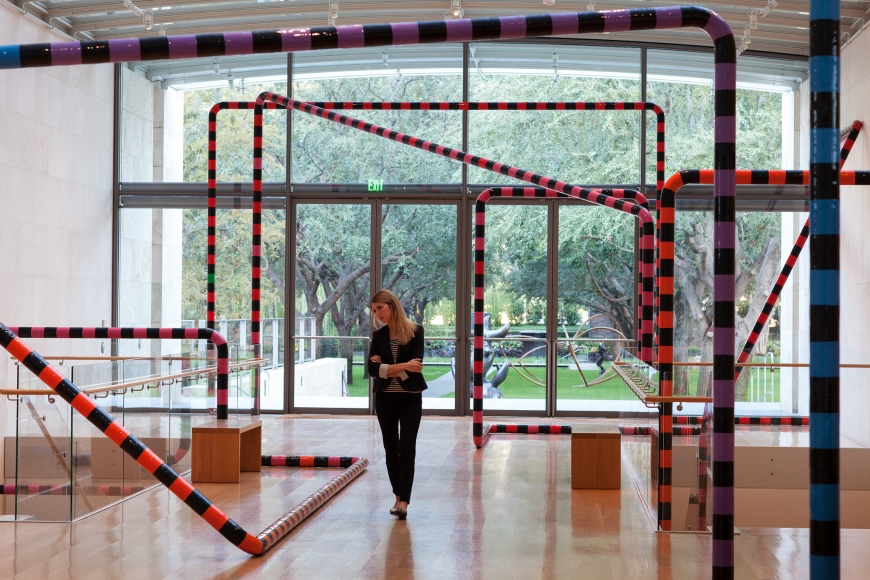 Eva Rothschild, Why Don't You (Dallas), 2012 Installation view: Nasher Sculpture Center, Dallas, 2012