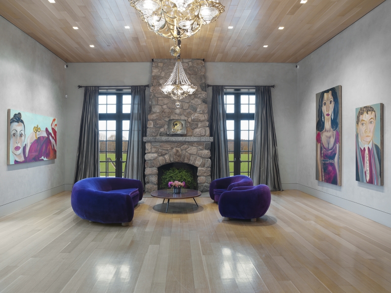 Installation view, Francesco Clemente: Works 1978-2018, The Brant Foundation Art Study Center, Greenwich, CT, 2018-2019