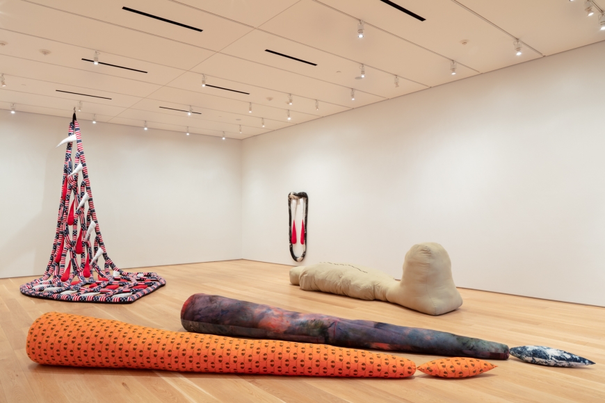 Installation view, Sterling Ruby: Sculpture, Nasher Sculpture Center, Dallas, TX, 2019
