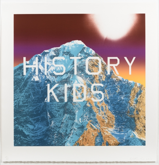 Ed Ruscha, History Kids, lithograph