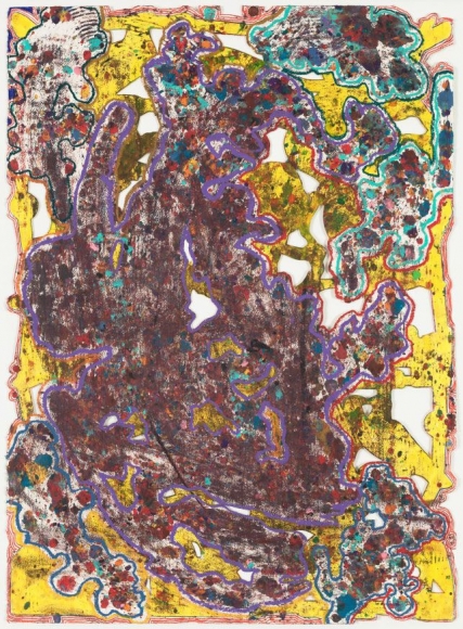 Bo Joseph Experiments in Expiration: Imprudence, 2014 oil pastel, colored pencil and acrylic on paper paper: 30 x 22 inches frame: 33 3/4 x 25 3/4 inches