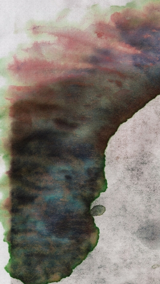 Christian Eckart, A.D.A.C. #1 - Tempest, 2018, archival inkjet on Dibond on an aluminum stretcher, 90 x 50 x 1 inches