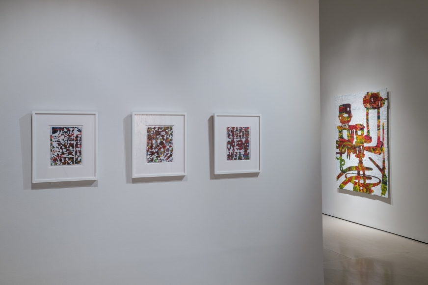 Installation image from Bo Joseph: Empire of Spoils at McClain Gallery, 2012