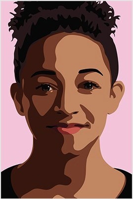 Julian Opie Imogen smiling. From 3 Portraits., 2015 lenticular acrylic panels frame: 35 5/8 x 24 inches Edition of 30 $10,000