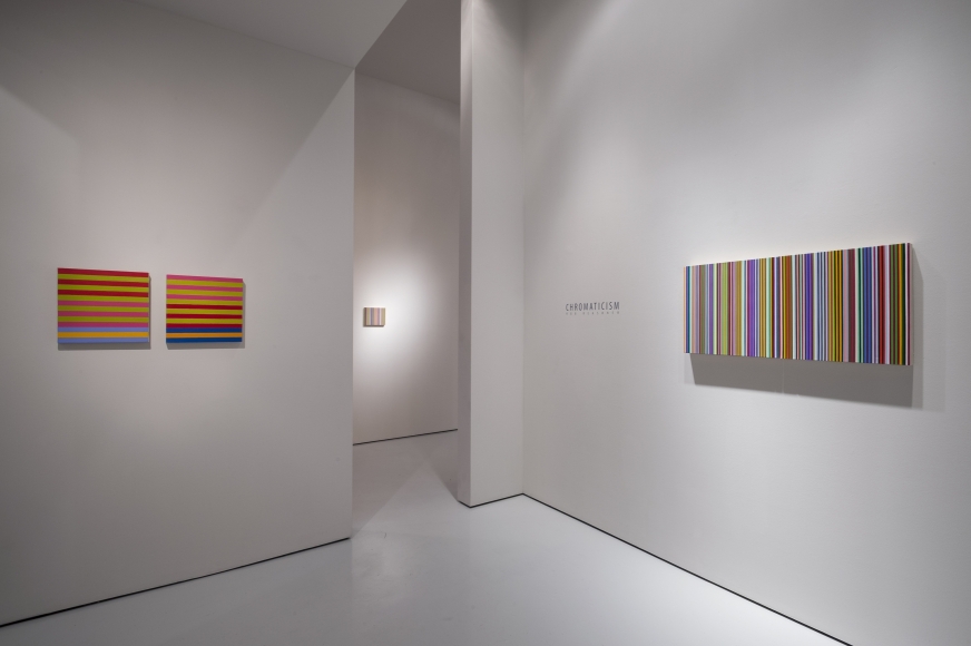 Installation view from Chromaticism at McClain gallery, 2013