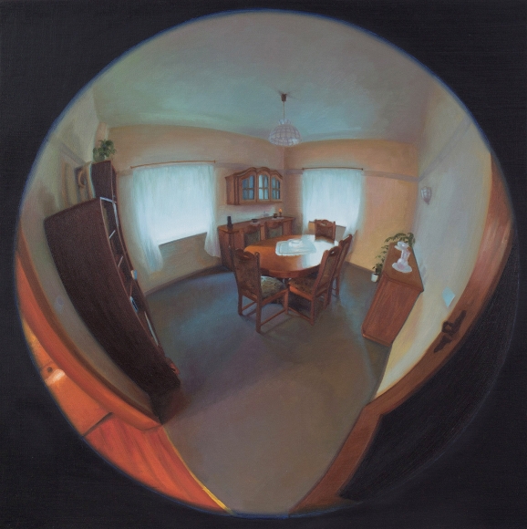 Abir Karmakar Angle V, 2015 Oil on canvas 24h x 24w in