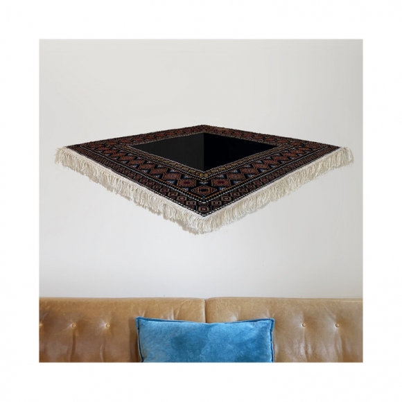 Saks Afridi Space Time Continuum #4, 2020 Hand woven wool 24h x 58w in