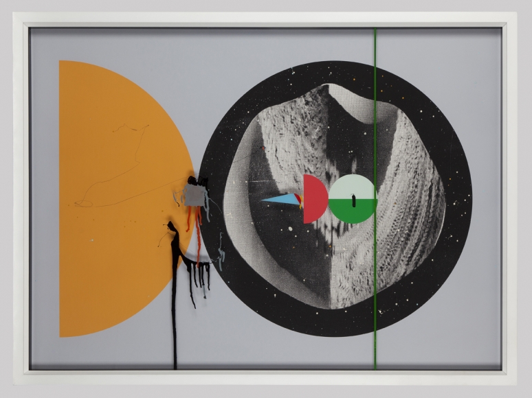 Aditya Pande HALF LIFE FORM IV 2012 Mixed media on archival paper 45 x 61 in.