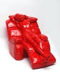 Debanjan Roy India Shining 10 2009 Fiberglass and automotive paint 18 x 10 x 10