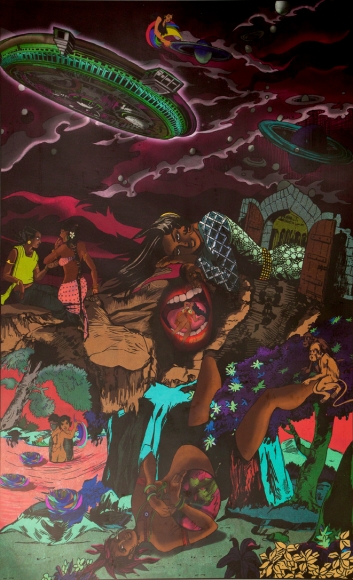 Chitra Ganesh How We Do, 2011 digital c-print 70h x 48w in