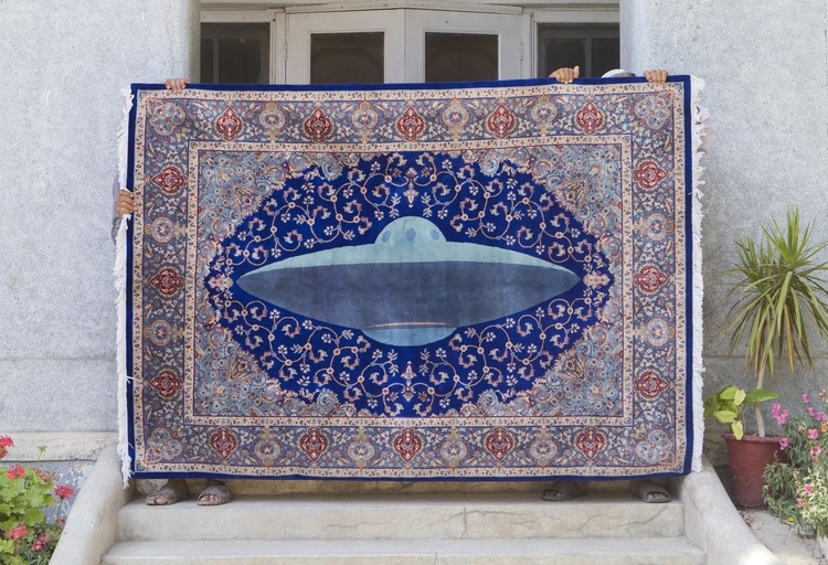 Saks Afridi Insider Outsider #2, 2016 Wool 60h x 84w in