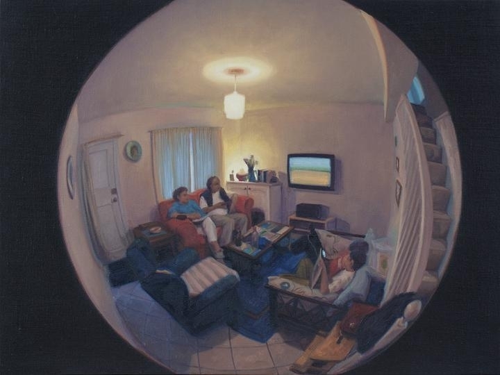Abir Karmakar View V, 2015 Oil on canvas 18h x 24w in