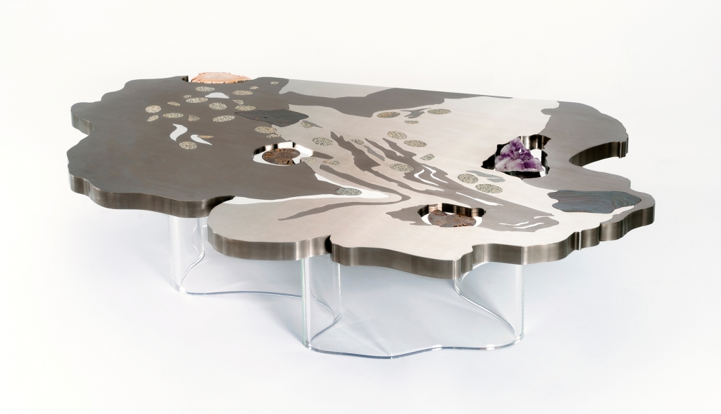 Maria Pergay Table Galet demisch danant