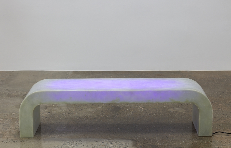 Rosha Yaghmai, Courtyard, Fiberglass Bench, 2017