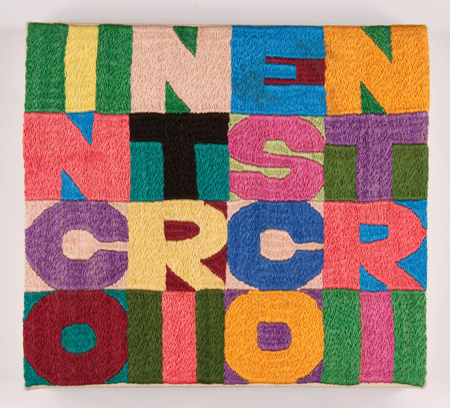 Alighiero Boetti, Incontri e scontri, 1988