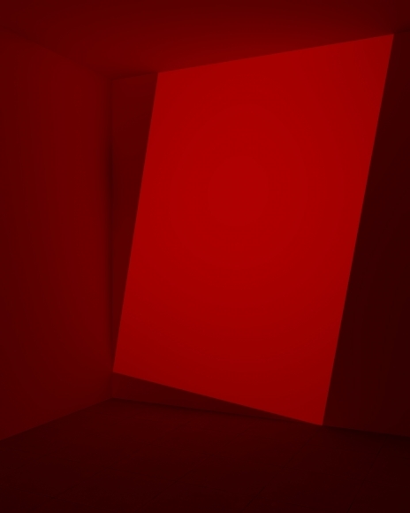 James Turrell Decker, Red, 1968