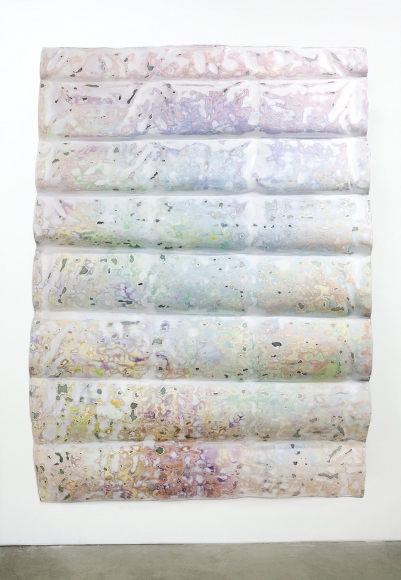 Rosha Yaghmai, Smoke Screen (white awning), 2016