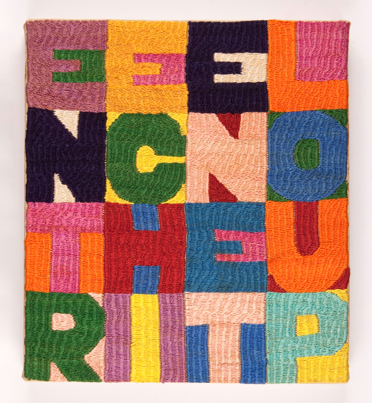 Alighiero Boetti Entre chien et loup, 1988