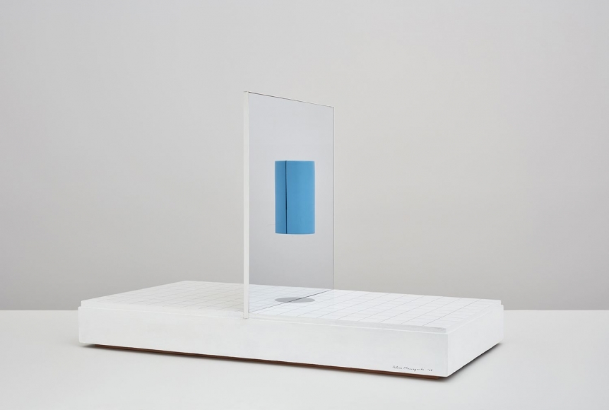 Tatsuo Kawaguchi Cube and Cylinder, 1967
