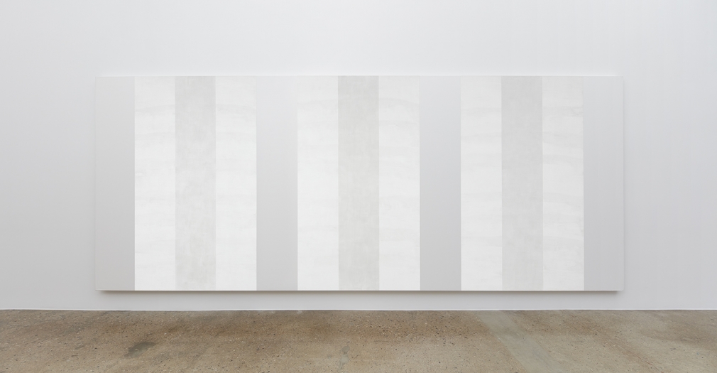 Mary Corse, Untitled (White Multiple Inner Band, Horizontal Strokes), n.d.