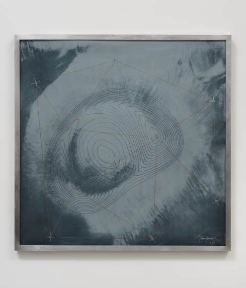 James Turrell, Original Crater Contours in Pale Grey